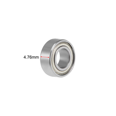 Harfington Uxcell Deep Groove Ball Bearing Double Shielded Z2 Bearings