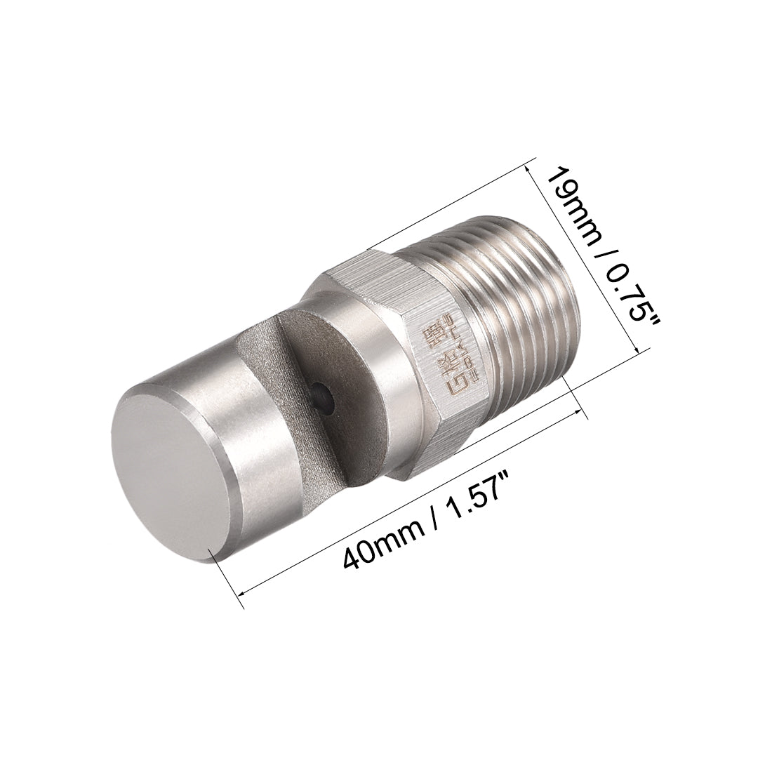 uxcell Uxcell Floodjet Spray Tip, Stainless Steel Wide Angle Flat Fan Nozzle