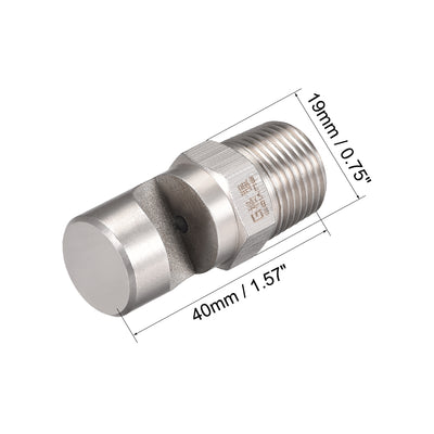 Harfington Uxcell Floodjet Spray Tip, Stainless Steel Wide Angle Flat Fan Nozzle