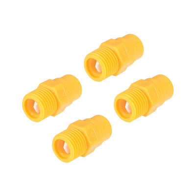 Harfington Uxcell Full Cone  Tip, 1/4BSPT Plastic PP Wide Angle Nozzle, 4 Pcs