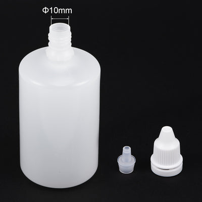 Harfington Uxcell 100ml/3.4 oz Empty Squeezable Dropper Bottle 20pcs