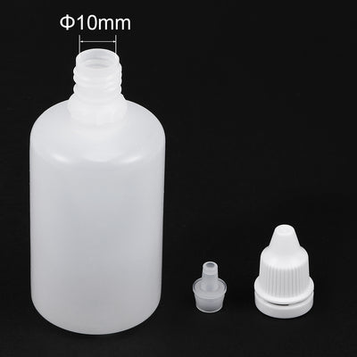 Harfington Uxcell 50ml/1.7 oz Empty Squeezable Dropper Bottle 5pcs