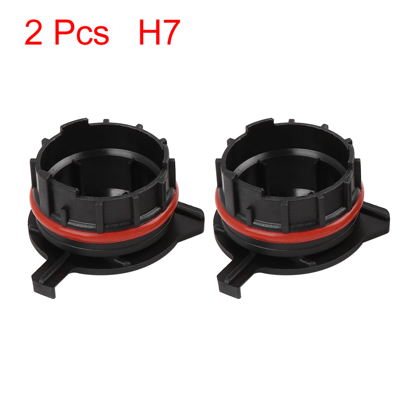 X AUTOHAUX H7 LED Headlight Adapter Base Retainer Holder for BMW E39 1997-2000 2pcs