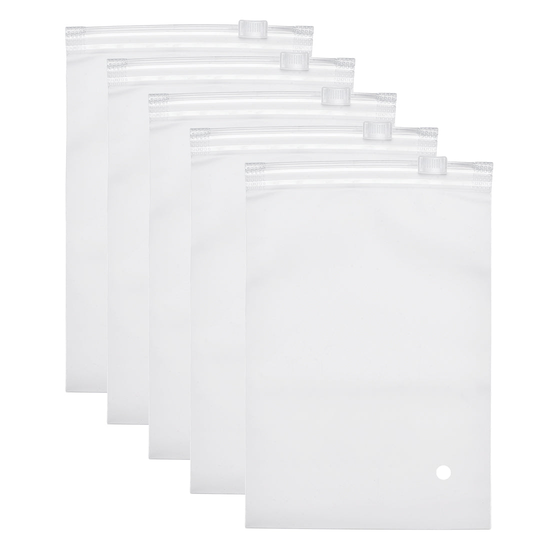 uxcell Uxcell Poly Bags 6" x 4" 3 Mil Clear Plastic Resealable  Seal per 50pcs