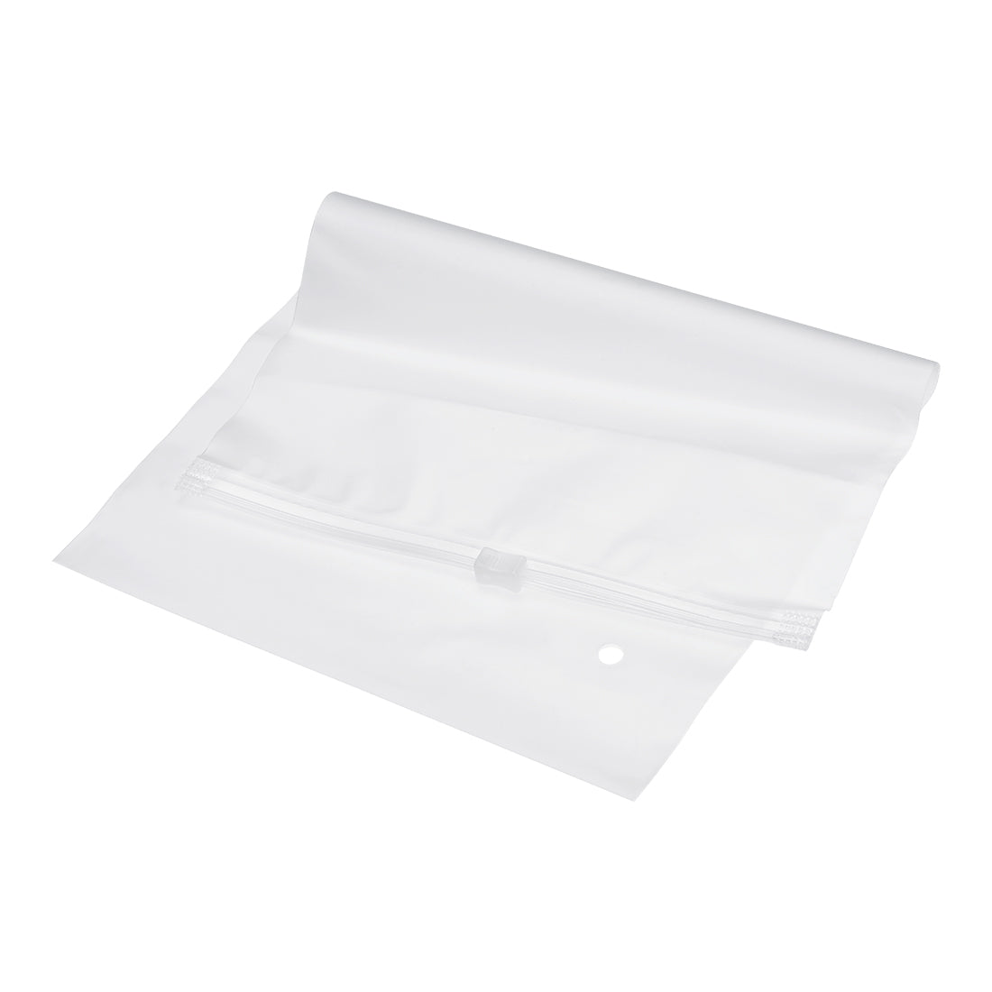 uxcell Uxcell Zipper Reclosable CPE Bags, Semi Transparent Reclosable Zip Storage Bags, 10" x 6.5" - 50pcs