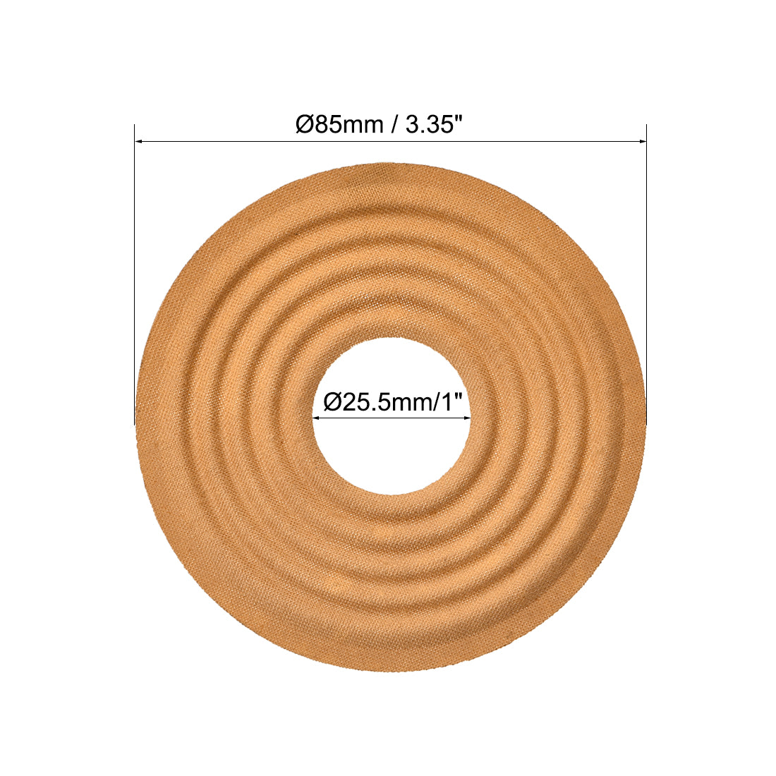 uxcell Uxcell 3.5" x 1" Speaker Repair Spider Subwoofer Bass Loudspeaker Replace Parts Spider