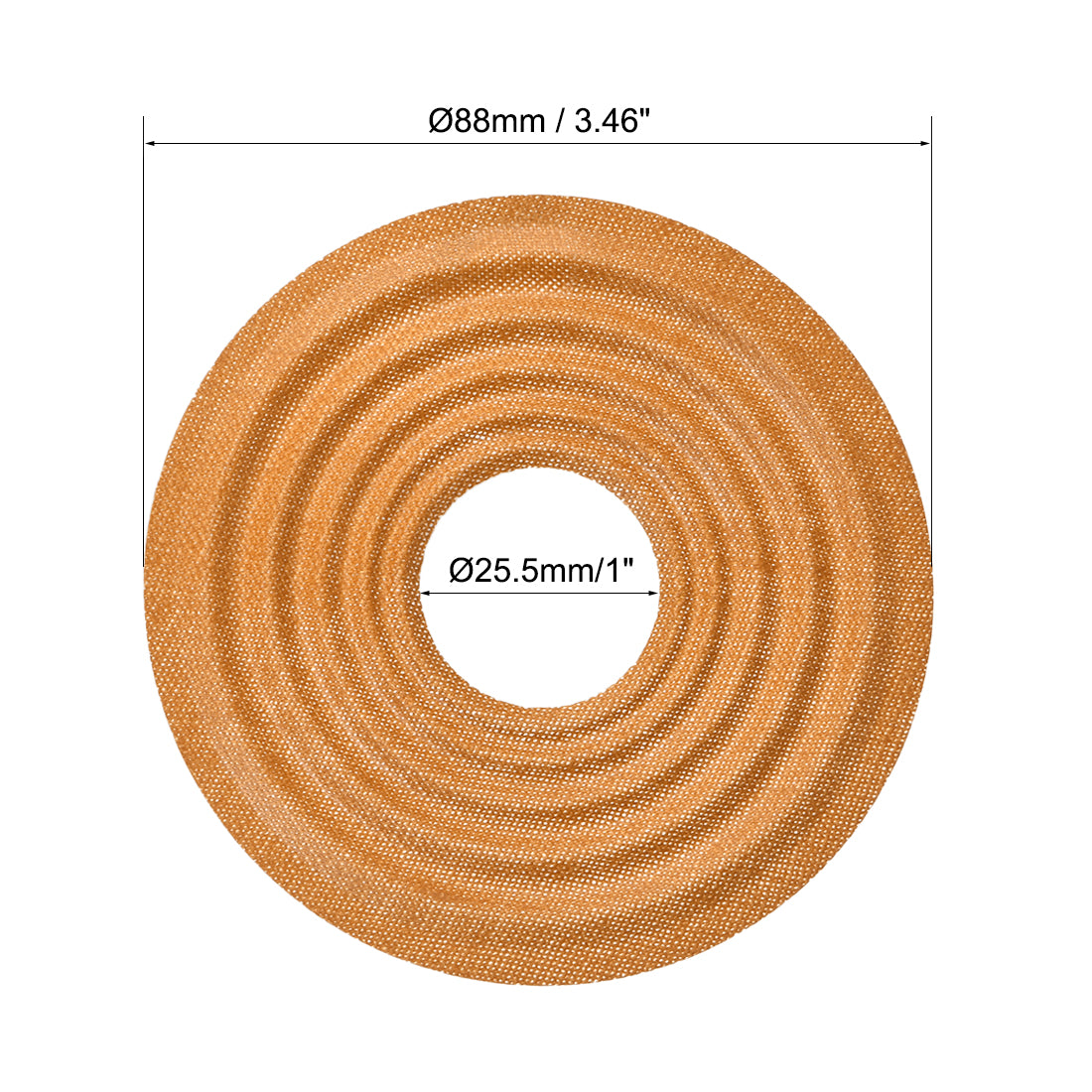 uxcell Uxcell 2stk. 3,5"x 1" Lautsprecher Reparatur Stativ Subwoofer Bass Lautsprecher