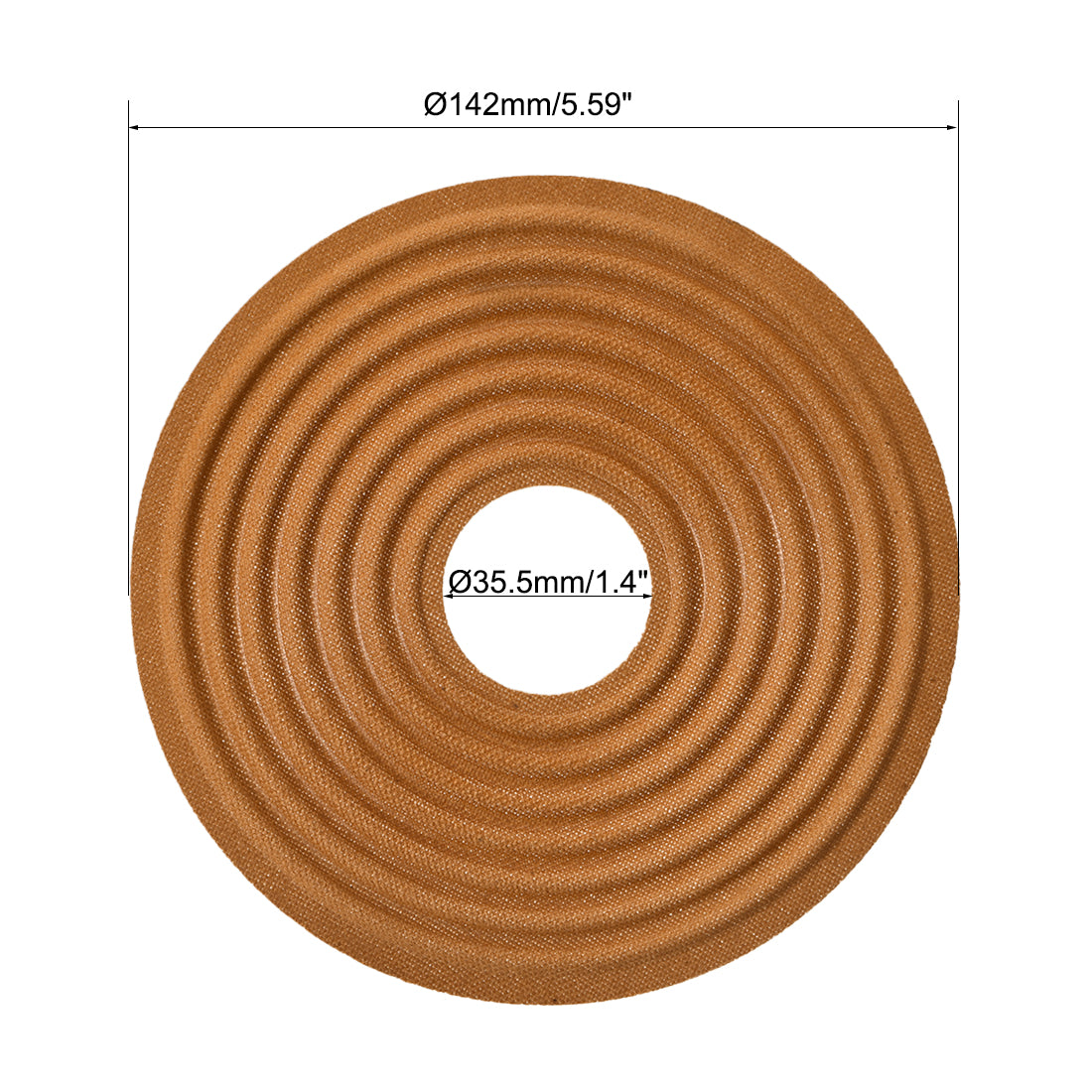 uxcell Uxcell 2stk. 5,5"x 1,5" Lautsprecher Reparatur Dreifuß Subwoofer Horn Ersatzteile Stativ