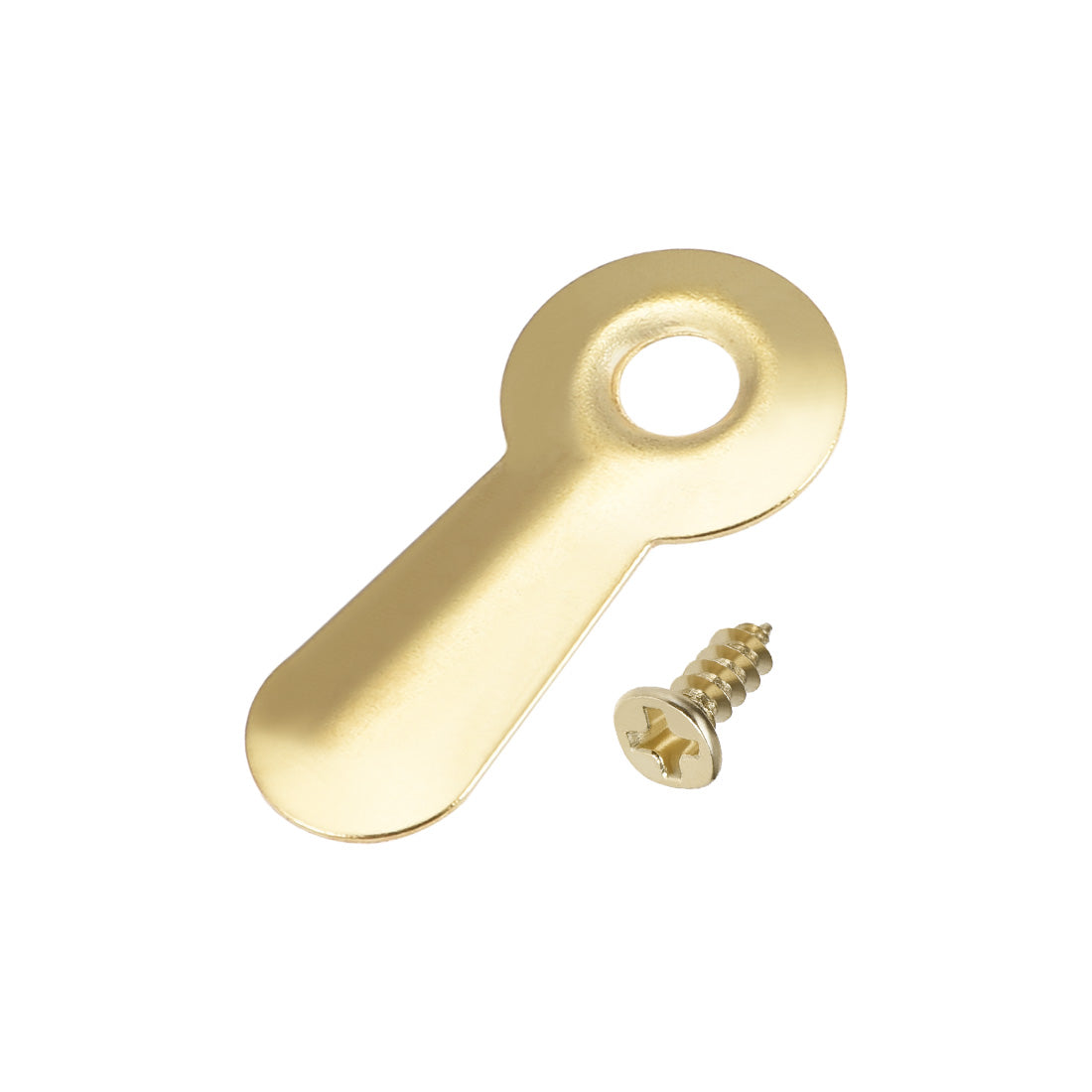 uxcell Uxcell 20Stk.Rahmendrehknopf 3/4" Metall geriffelt mit Schrauben (Golden)