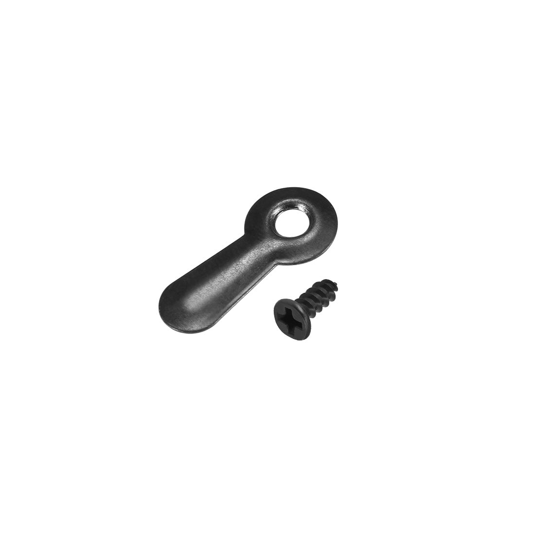 uxcell Uxcell 20Stk.Rahmendrehknopf 3/4" Metall geriffelt mit Schrauben (Schwarz)