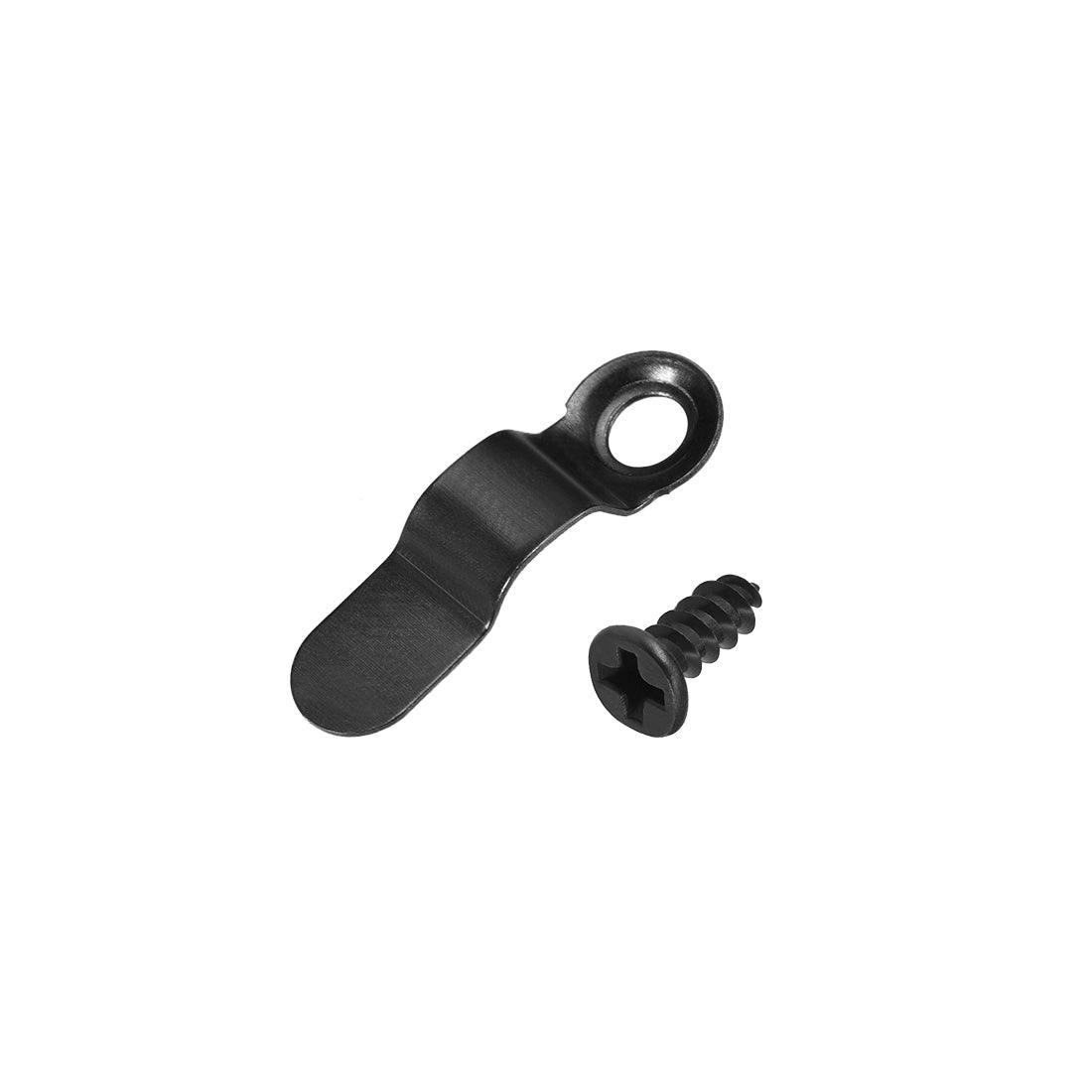 uxcell Uxcell 20Stk.Rahmendrehknopf 9/10" Metallbogenform mit Schrauben (Schwarz)