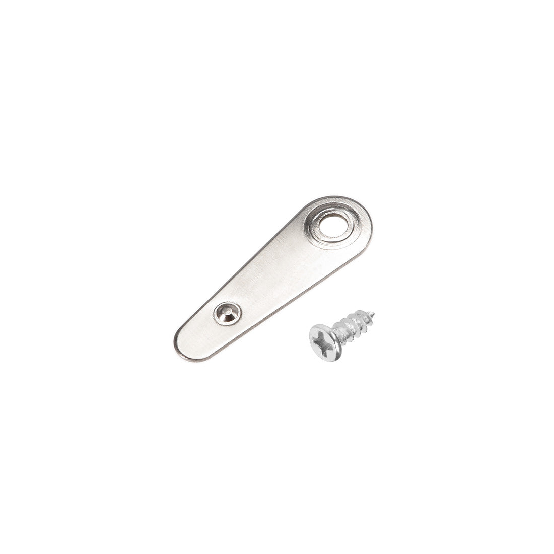 uxcell Uxcell 30Stk.Rahmendrehknopf 7/8" Metall flach mit Schrauben (Silber)