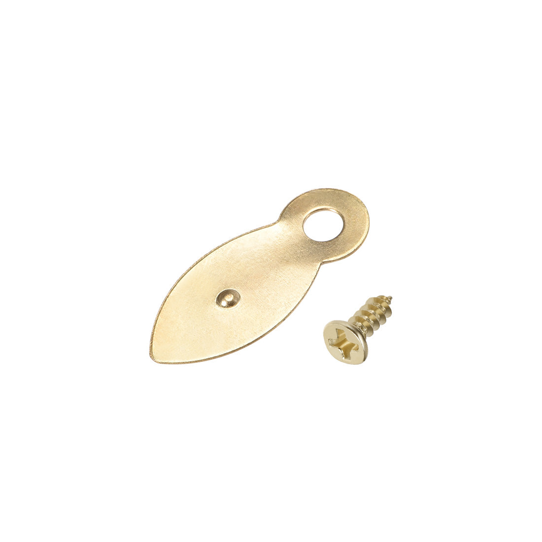 uxcell Uxcell 30Stk.Rahmendrehknopf 7/8" Metall flach mit Schrauben (Golden)