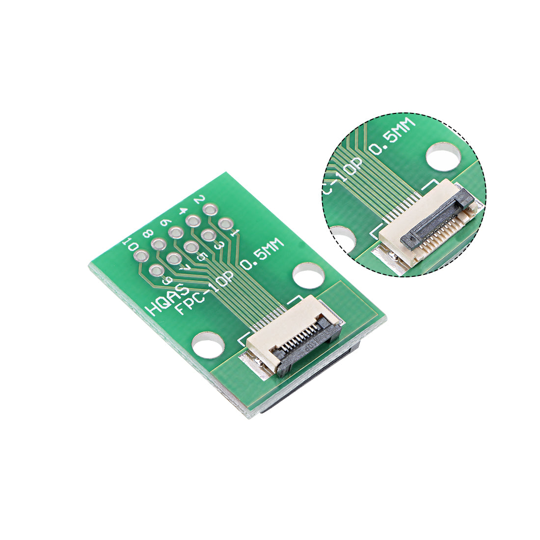 uxcell Uxcell FFC FPC 10 Pin 0,5 mm 1 mm Abstand zu DIP 2,0 mm PCB Converter Board Couple Extend Adapter