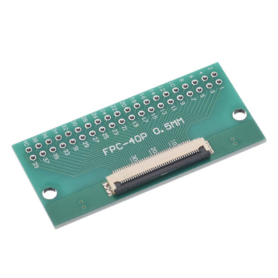 Harfington Uxcell FFC FPC 40 Pin 0.5mm Pitch to DIP 2.0mm PCB Converter Board Couple Extend Adapter