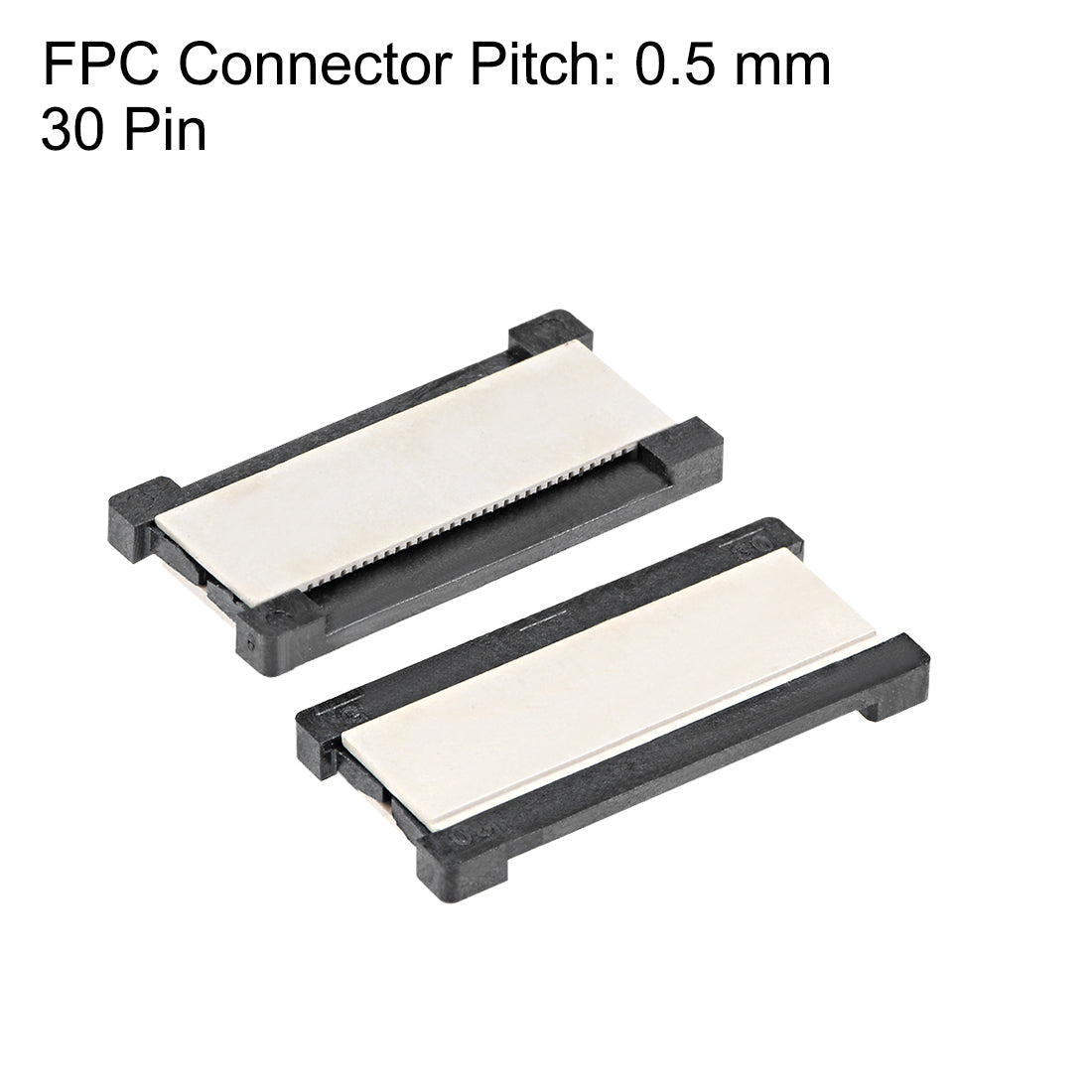 uxcell Uxcell 0,5mm Abstand 30-poliger bis 50-poliger Verlängerungsanschlussadapter FFC-FPC-Kabelverlängerung ZIF HDD 3Stuck