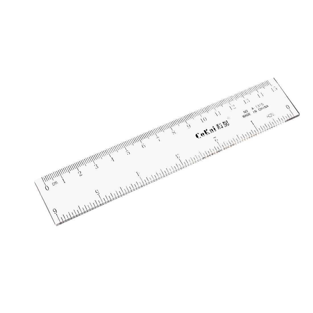 uxcell Uxcell Straight Ruler Measuring Tool 15cm 6 Inch Metric Inch Plastic for Engineering Office Architect and Drawing 2pcs