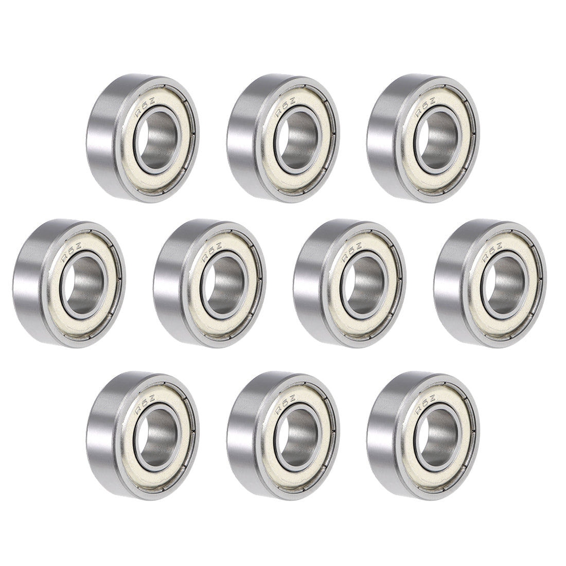 uxcell Uxcell R6ZZ Ball Bearing 3/8"x7/8"x9/32" Double Shielded ABEC-5 Bearings 10pcs