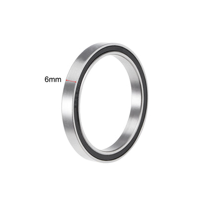 Harfington Uxcell 6708-2RS Ball Bearing 40x50x6mm Double Sealed ABEC-3 Bearings