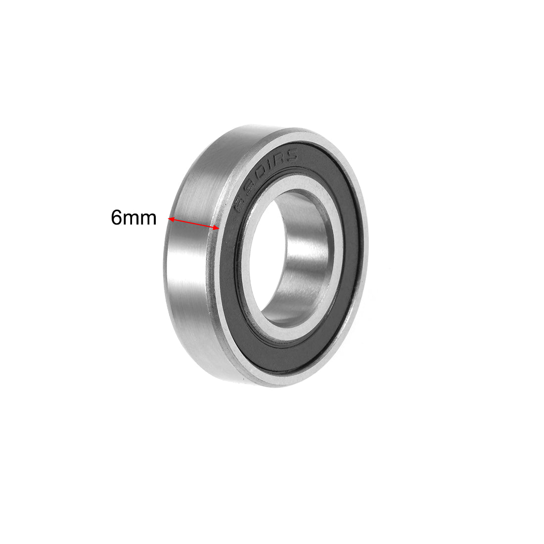 uxcell Uxcell Deep Groove Ball Bearing Double Sealed ABEC-3 Z1 Bearing