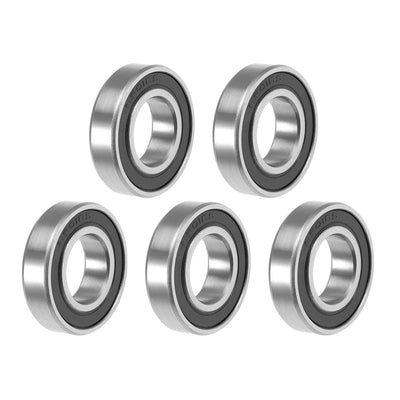 Harfington Uxcell Deep Groove Ball Bearing Double Sealed ABEC-3 Z1 Bearing