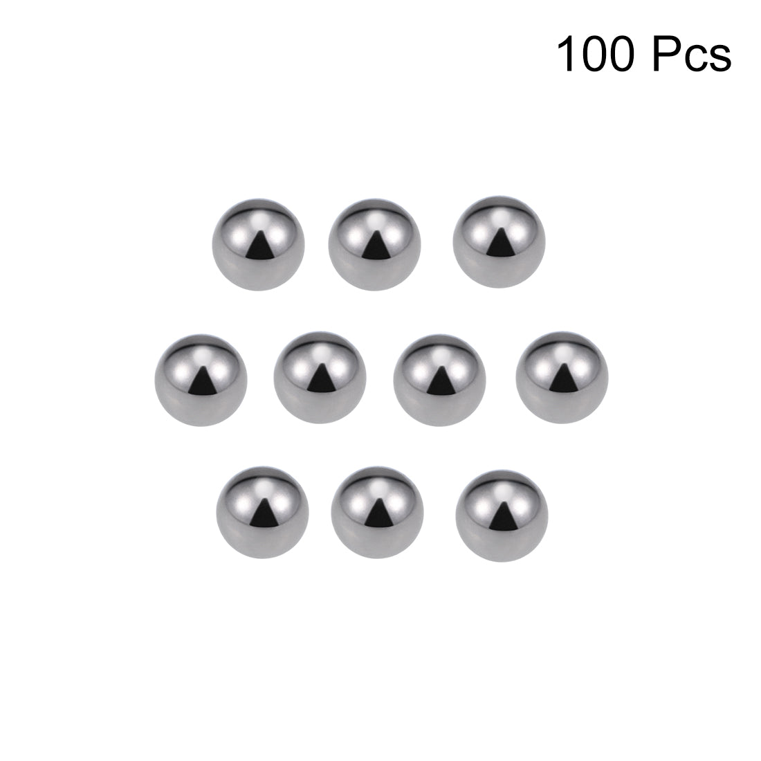 uxcell Uxcell 8mm Carbon Steel Bearing Balls Precision Balls 100pcs