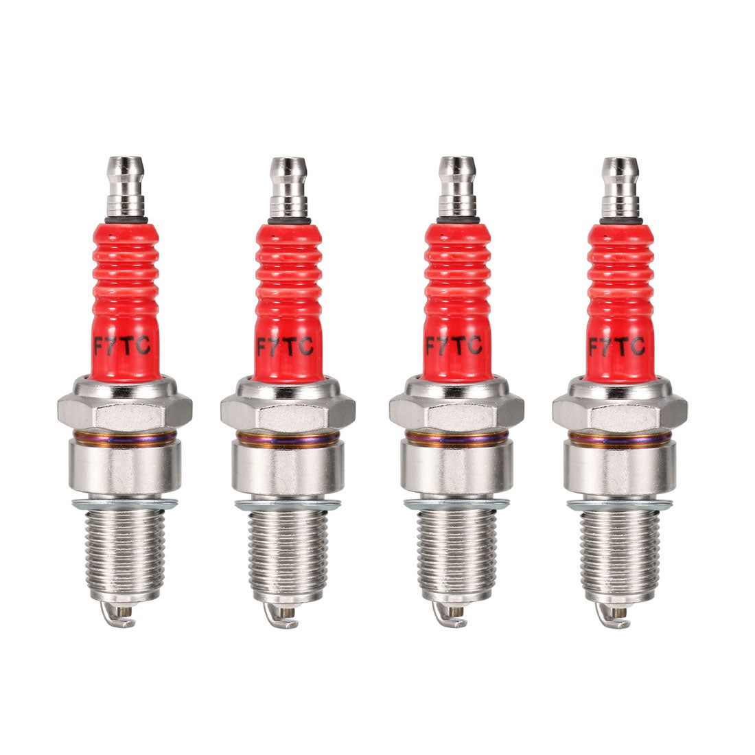 uxcell Uxcell F7TC Spark Plug for GX120 for  GX160 for  GX200 for  GX240 for  GX270 Generator Tractor, 4pcs