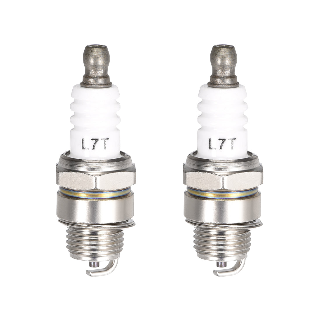 uxcell Uxcell L7T Spark Plug for 2 Stroke 33cc 43cc 47cc 49cc Lawn Mower Parts , 2pcs