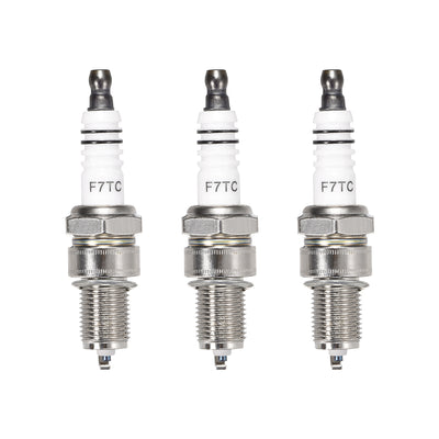 Harfington Uxcell F7TC Spark Plug for GX120 for GX160 for GX200 for GX240 for GX270 for GX340 for GX390 for GX620 for GXV160 Engines, 3pcs