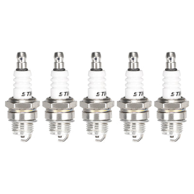 Harfington Uxcell BM6A Spark Plug for M7 / L7T / CJ8 / 1560 Spark Plug Replacement, 5pcs