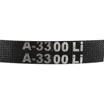 Harfington Uxcell A-130 Drive V-Belts 130" Pitch Length 8mm Thick Rubber Transmission Belt