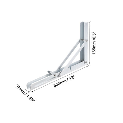 Harfington Uxcell Klappbar Halterung Regal Tisch Schreibtisch Wandhalter Lang Auslösearm 12" 300mm