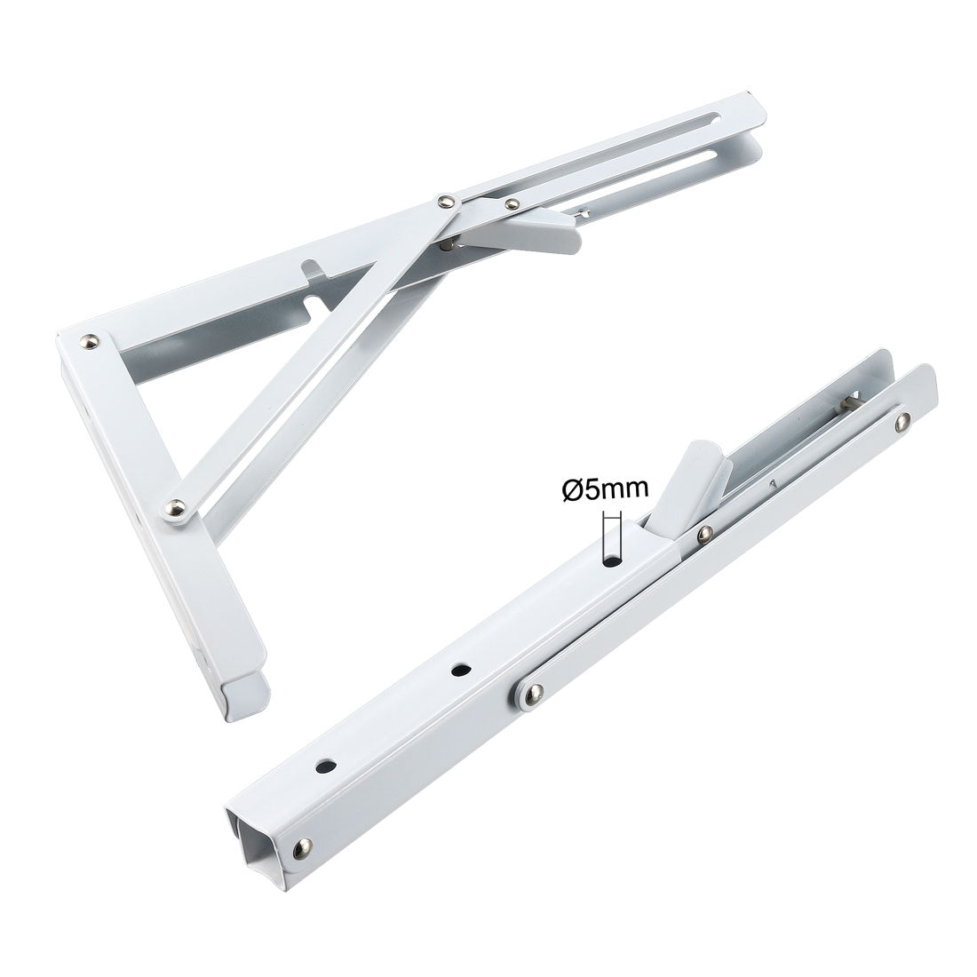 uxcell Uxcell Klappbar Halterung Regal Tisch Schreibtisch Wandhalter Lang Auslösearm 12" 300mm