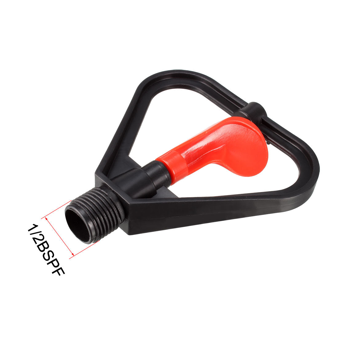 uxcell Uxcell Mikro Brechung Sprinkler 1/2BSPF - 5 Stk., Plastik Vernebelung Sprühdüse für Garten Bewässerung Rot