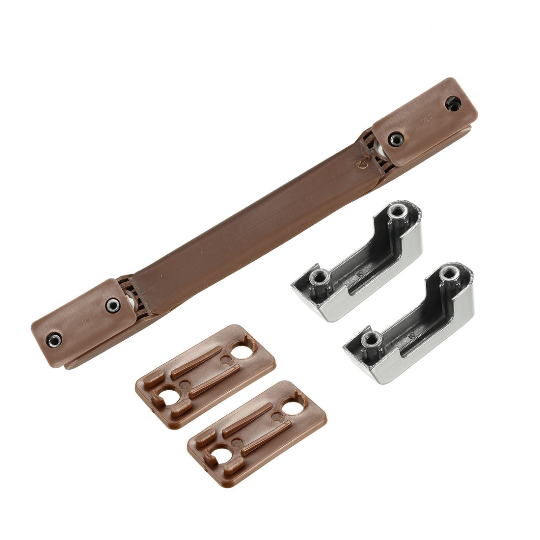 uxcell Uxcell Luggage Handle, 220mm Long Strap Grip Replacement for Suitcase Case Brown 2Pcs