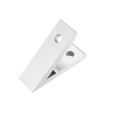 Harfington Uxcell 2020 Aluminum Corner Brackets Profile Corner Joint Connectors Corner Braces (45 Degree Angle) 3Pcs