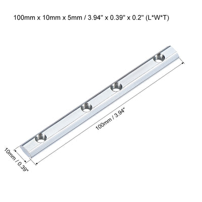 Harfington Uxcell gerader Leitungsverbinder - Gelenk Halter für Aluminium Extrusionsprofil Serie 2020 - 2 Stck