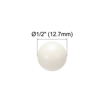 Harfington Uxcell 3/4-inch PA Nylon Solid Plastic Balls, Precision Bearing Ball 5pcs