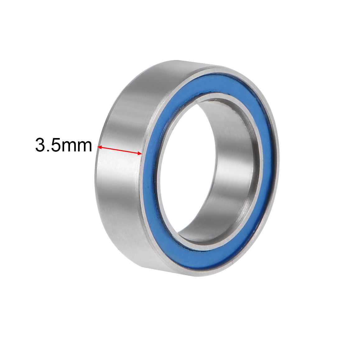 uxcell Uxcell Ball Bearing Double Sealed ABEC-3 Bearings Blue Cover