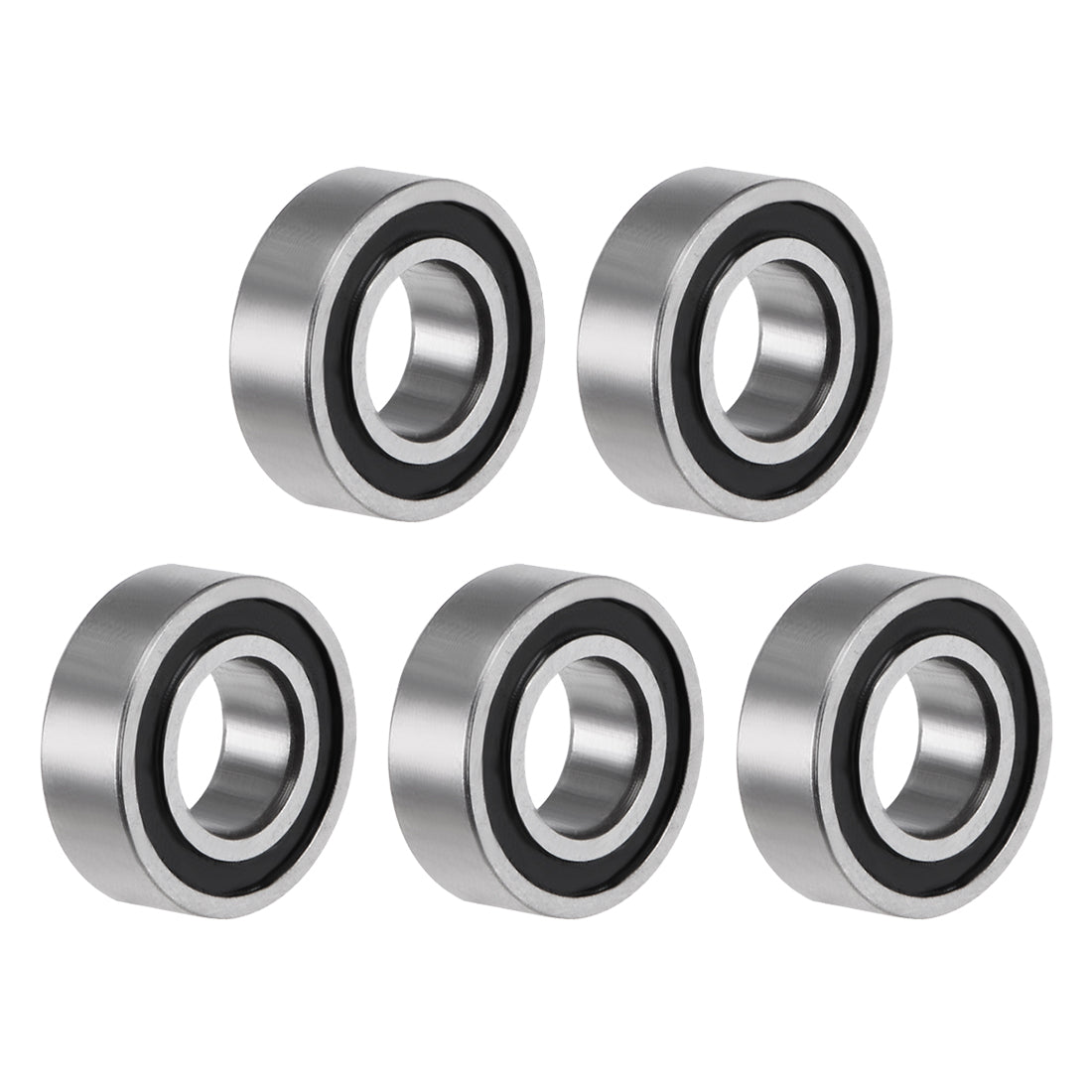 uxcell Uxcell Deep Groove Ball Bearing Double Sealed ABEC-3 Bearings