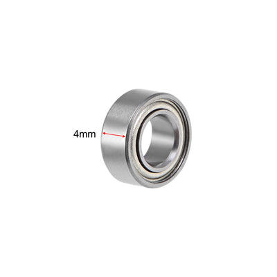 Harfington Uxcell Deep Groove Ball Bearings Metric Double Shielded Chrome Steel P6 Z1