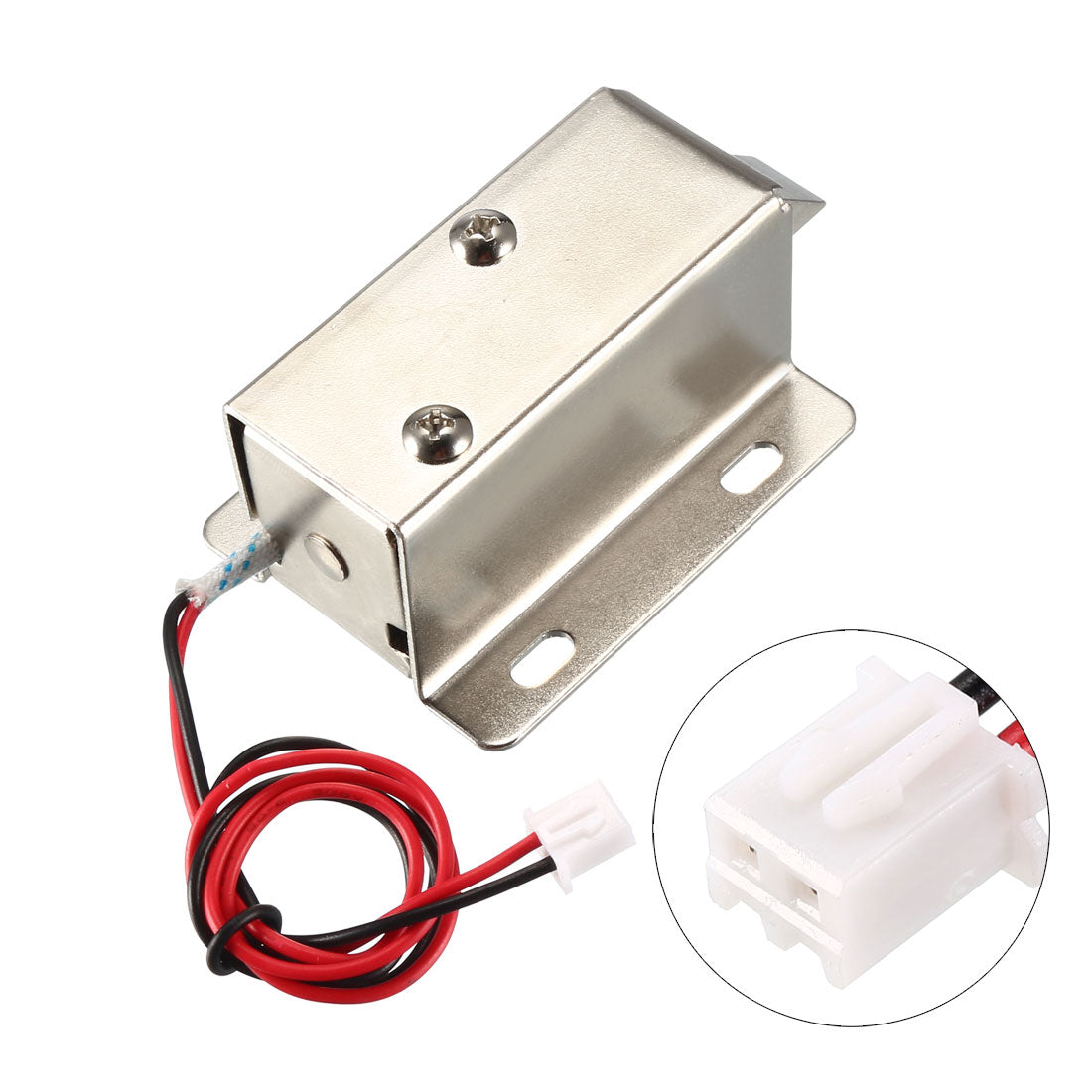 uxcell Uxcell DC 6V 1.5A 11.4mm Electromagnetic Solenoid Lock Assembly for Electirc Lock Cabinet Door Lock