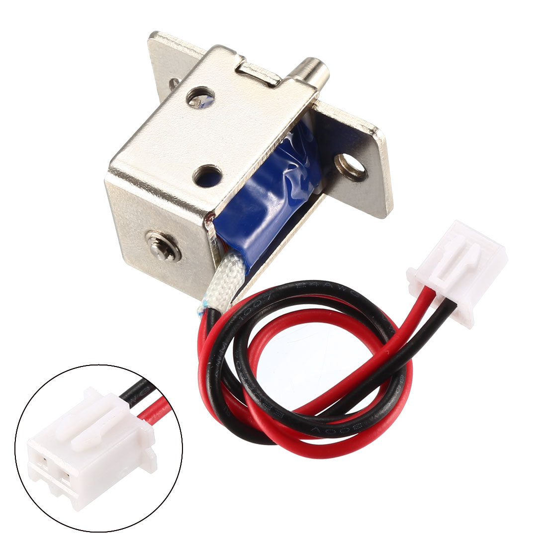 uxcell Uxcell DC 12V 0.54A 4.5mm Mini Electromagnetic Solenoid Lock Push Pull Type for Electirc Door Lock