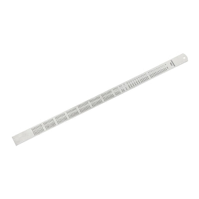 Harfington Uxcell Straight Ruler 500mm 20 Inch Metric Stainless Steel Measuring Ruler Tool with Hanging Hole 2pcs