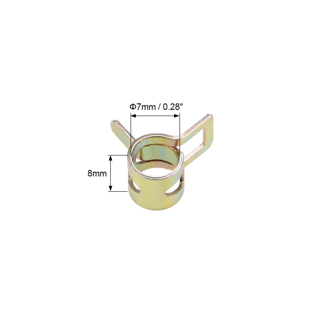 Harfington Manganese Steel 65mn Color-zinc Plating Hose Clamp