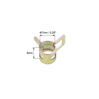 Harfington Manganese Steel 65mn Color-zinc Plating Hose Clamp