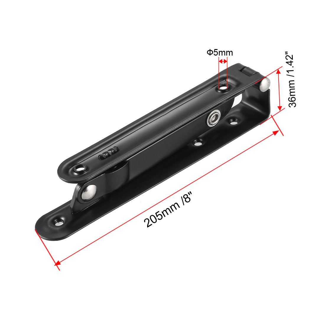 uxcell Uxcell Klappbare Halterung 8 "205mm Schreibtisch Wandhalterung Unterstützung Langzeitentriegelung