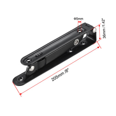 Harfington Uxcell Klappbare Halterung 8 "205mm Schreibtisch Wandhalterung Unterstützung Langzeitentriegelung