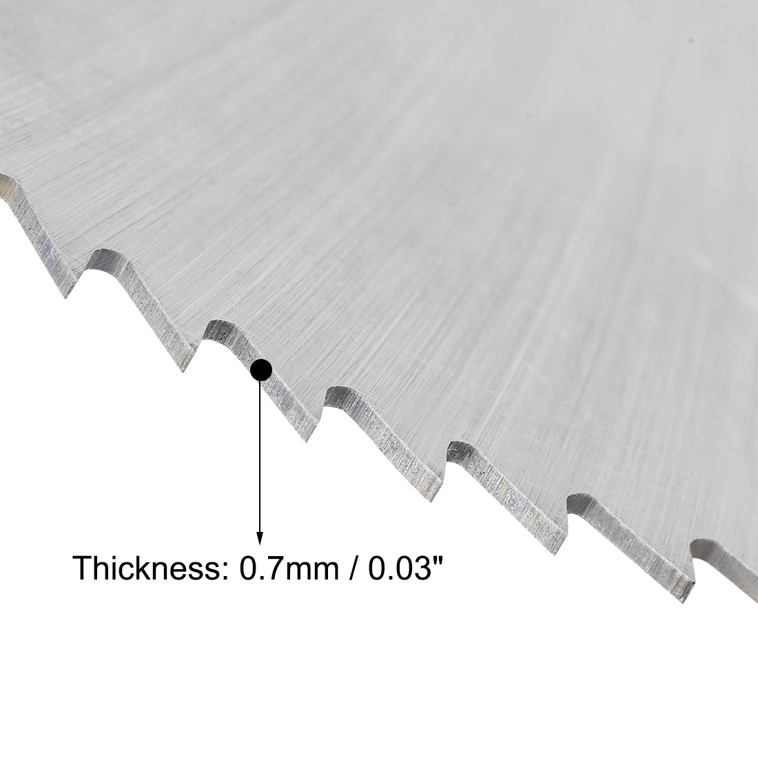 Uxcell Uxcell Circular Saw Blades 60x16x0.4mm 72 Teeth HSS Disc Cutting Blade for Wood Metal