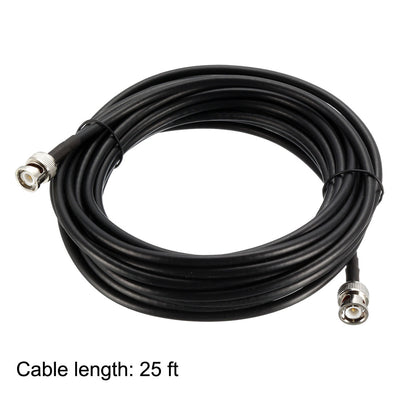 Harfington Uxcell BNC Male to BNC Male Coax Cable RG58 Low Loss RF Coaxial Cable 50 ohm